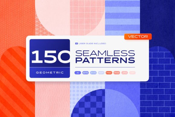 150 Geometric Seamless Patterns Set Review
