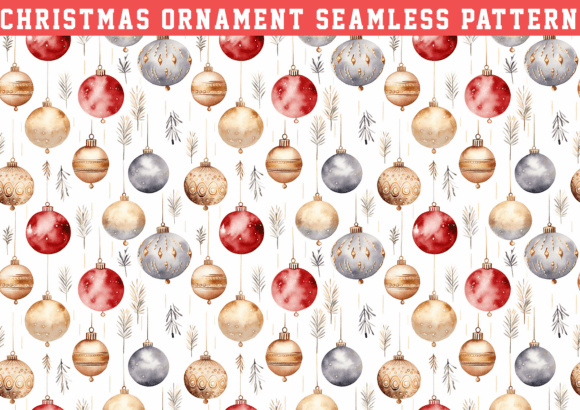 Christmas Ornament Seamless Pattern: A Designer's Review of Graphics and Patterns
