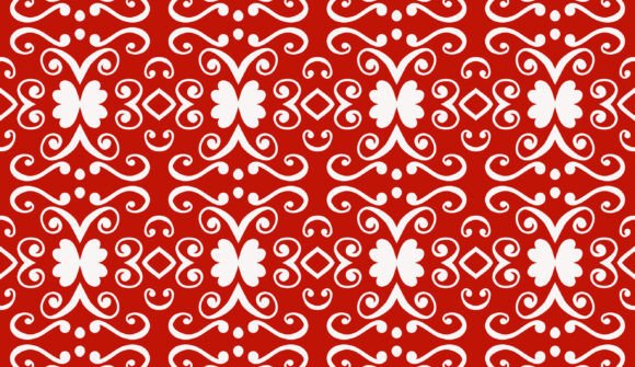 Crimson Symphony of Nature Patterns 1: A Review for Graphics and Patterns Sellers