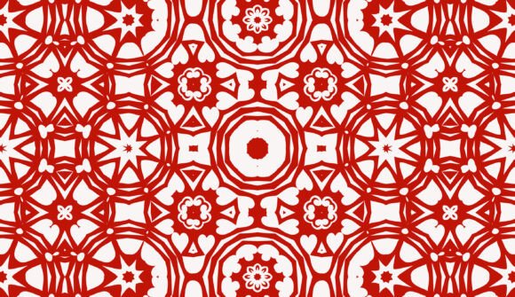 Crimson Symphony of Nature Patterns 5 Graphics Review