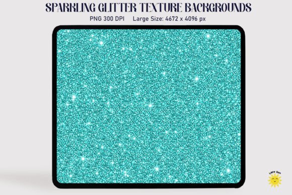 Cyan Sparkling Glitter Texture Graphics and Backgrounds Review