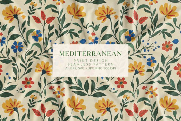 Mediterranean Ornament Pattern Print 11 Graphics Review