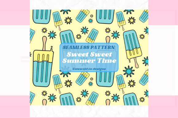 Retro Summer Seamless Pattern: Graphics & Patterns Review