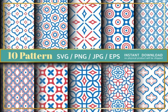 Review: 10 Seamless Pattern, Abstract Patterns for Modern Graphics