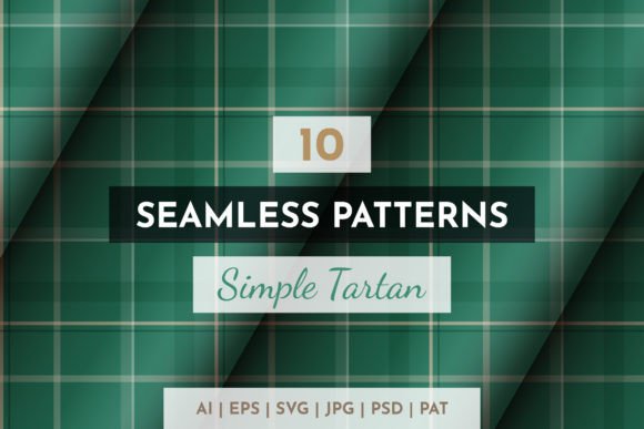 Review: 10 Seamless Simple Tartan Patterns for Graphics and Patterns