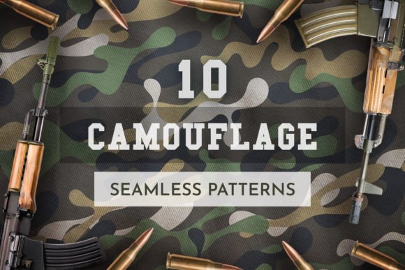Reviewing 10 Seamless Camouflage Patterns for Graphics and Branding