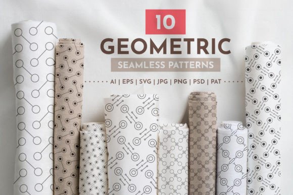Reviewing 10 Seamless Geometric Patterns for Graphics and Commercial Use
