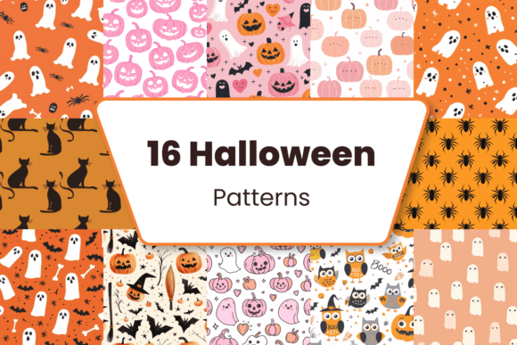 Reviewing 16 Halloween Patterns Sublimation Set Graphics