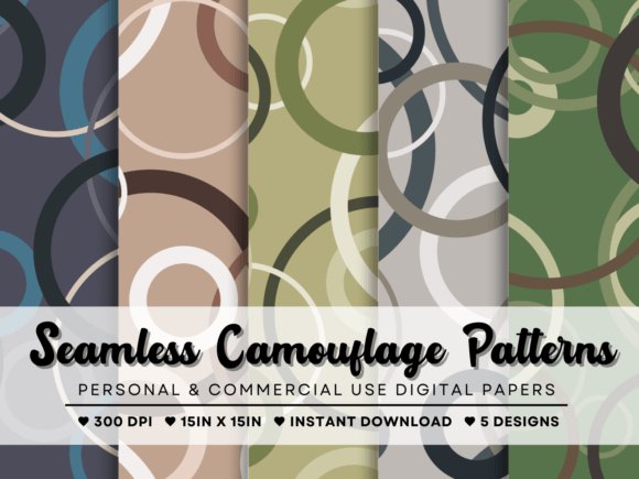 Seamless Camouflage Patterns: Essential Graphics for Digital Sellers