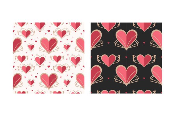 Seamless Patterns for Valentine s Day: Premium Graphics and Patterns