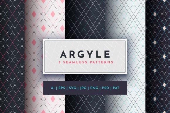 Set 5 Seamless Argyle Patterns Review