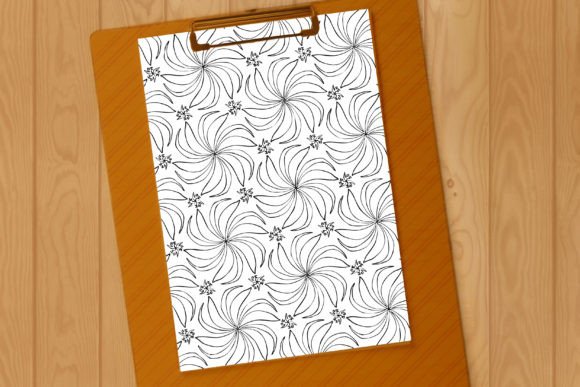 Spiral Blossums Patterns: A Graphic Design Asset Review