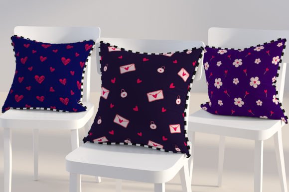 Vector Seamless Heart Patterns: Premium Graphics for Digital Sellers